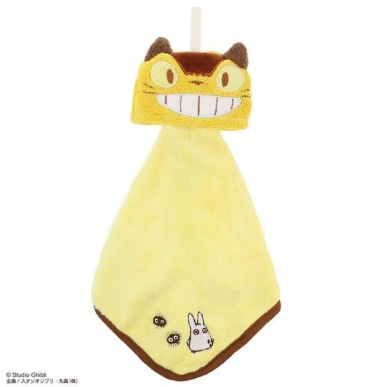 [Studio Ghibli] My Neighbor Totoro Cat Bath Face Micro Loop Towel - Otaku Collectives