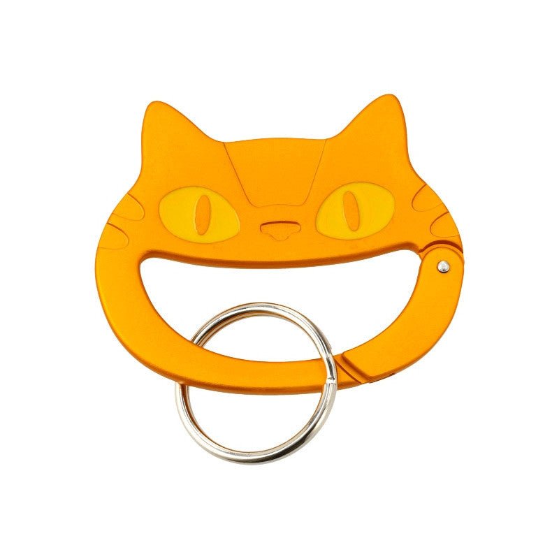 [Studio Ghibli] My Neighbor Totoro Face Carabiner Cat Bus Orange - Otaku Collectives