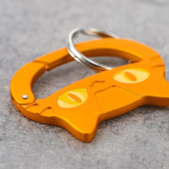 [Studio Ghibli] My Neighbor Totoro Face Carabiner Cat Bus Orange - Otaku Collectives