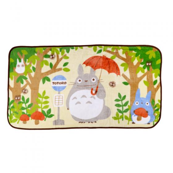 [Studio Ghibli] My Neighbor Totoro "Forest Bus Stop" Long Blanket - Otaku Collectives