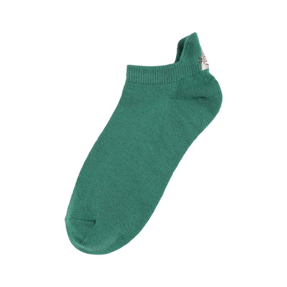 Studio Ghibli My Neighbor Totoro Green Heel Embroidery Sneaker Socks - Otaku Collectives