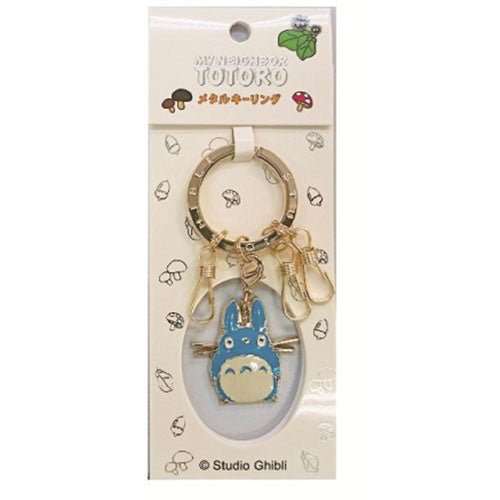 [Studio Ghibli] My Neighbor Totoro Metal Key Ring Middle Totoro - Otaku Collectives