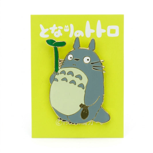 Studio Ghibli My Neighbor Totoro Pin Badge – Big Totoro Standing Metal Collectible - Otaku Collectives