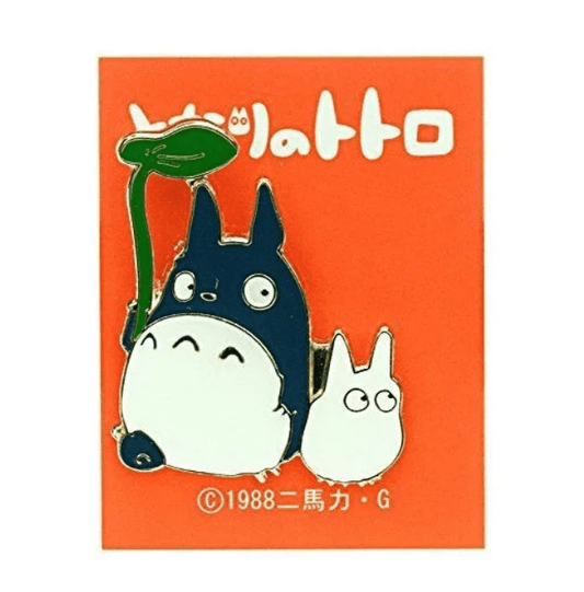 Studio Ghibli My Neighbor Totoro Pin Badge – Medium & Small Totoro (Renewal Ver.) Metal Collectible - Otaku Collectives