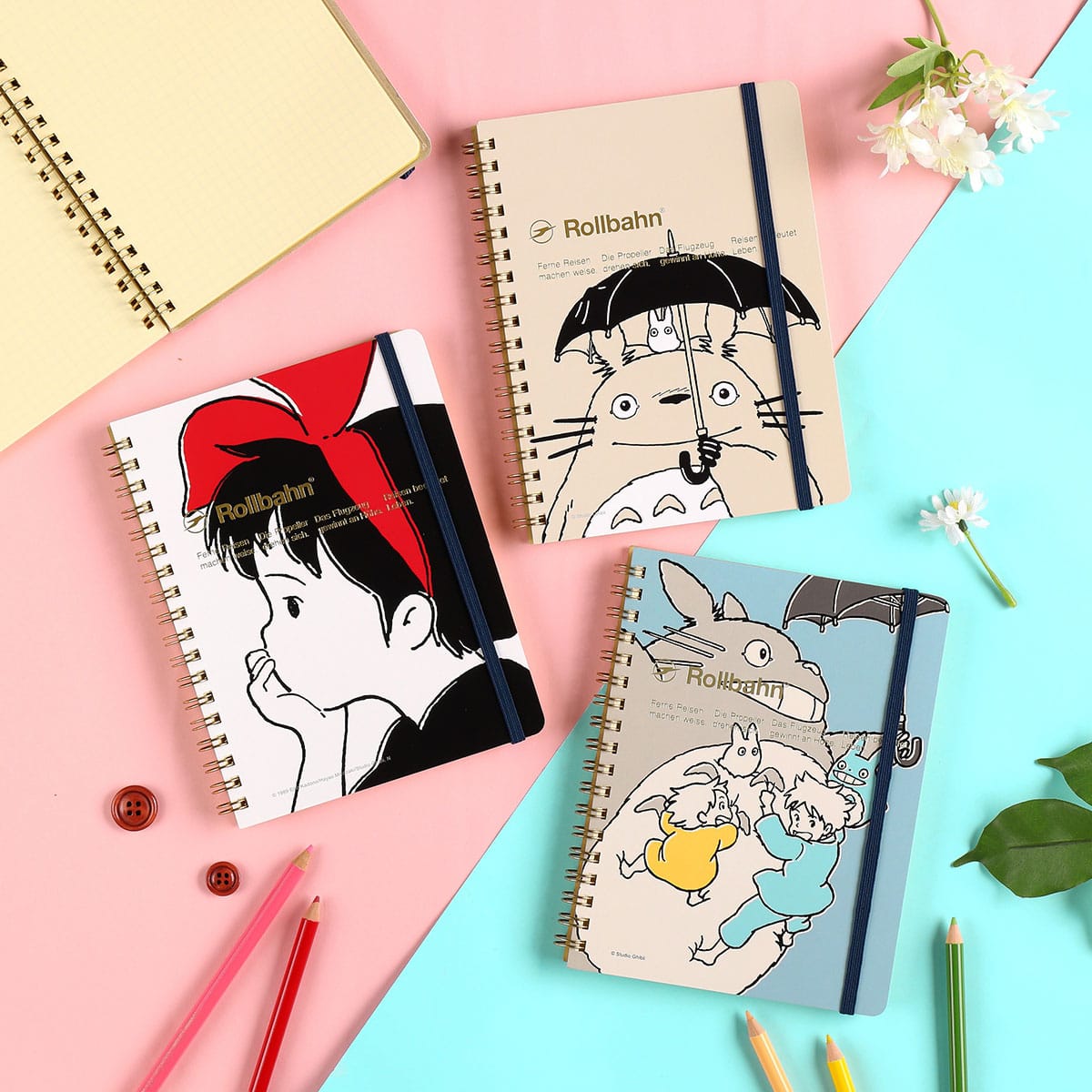 Studio Ghibli] My Neighbor Totoro Rollbahn Pocket Memo L (Beige
