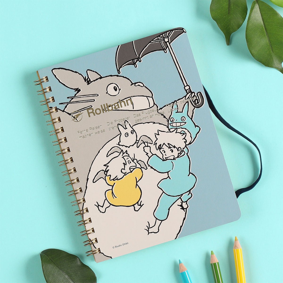 [Studio Ghibli] My Neighbor Totoro Rollbahn Pocket Memo L (Blue) - Otaku Collectives