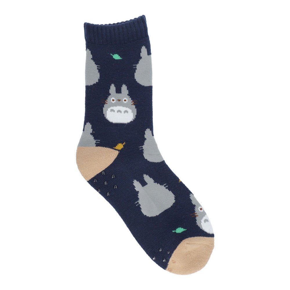 [Studio Ghibli] My Neighbor Totoro Warm Room Socks Crew Length 23 - 25cm - Otaku Collectives