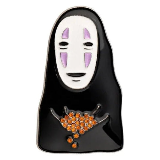 [Studio Ghibli] Spirited Away Brooch – No-Face Offers Money Metal Collectible - Otaku Collectives