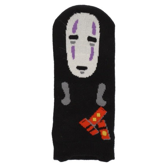 [Studio Ghibli] Spirited Away Kaonashi Socks 090 23 - 25cm (Black) - Otaku Collectives