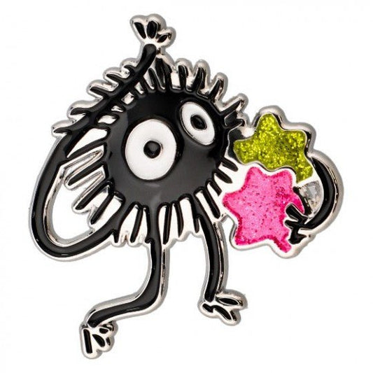 [Studio Ghibli] Spirited Away Metal Brooch - Susuwatari - Otaku Collectives