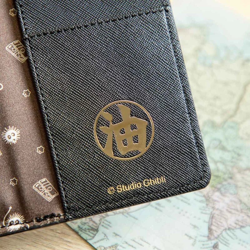 Studio Ghibli Spirited Away Passport Holder – Anime Travel Wallet with Card Slots (No - Face) - Otaku Collectives