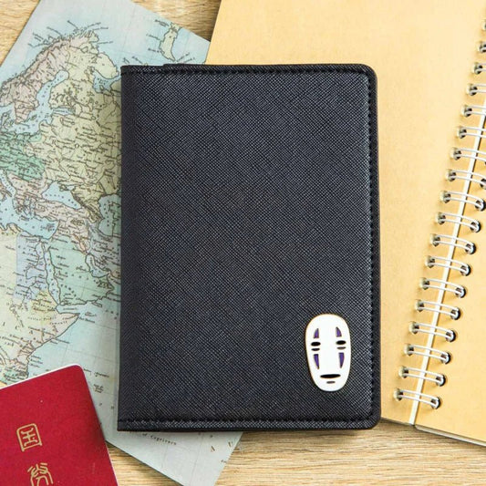 Studio Ghibli Spirited Away Passport Holder – Anime Travel Wallet with Card Slots (No - Face) - Otaku Collectives