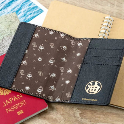 Studio Ghibli Spirited Away Passport Holder – Anime Travel Wallet with Card Slots (No - Face) - Otaku Collectives