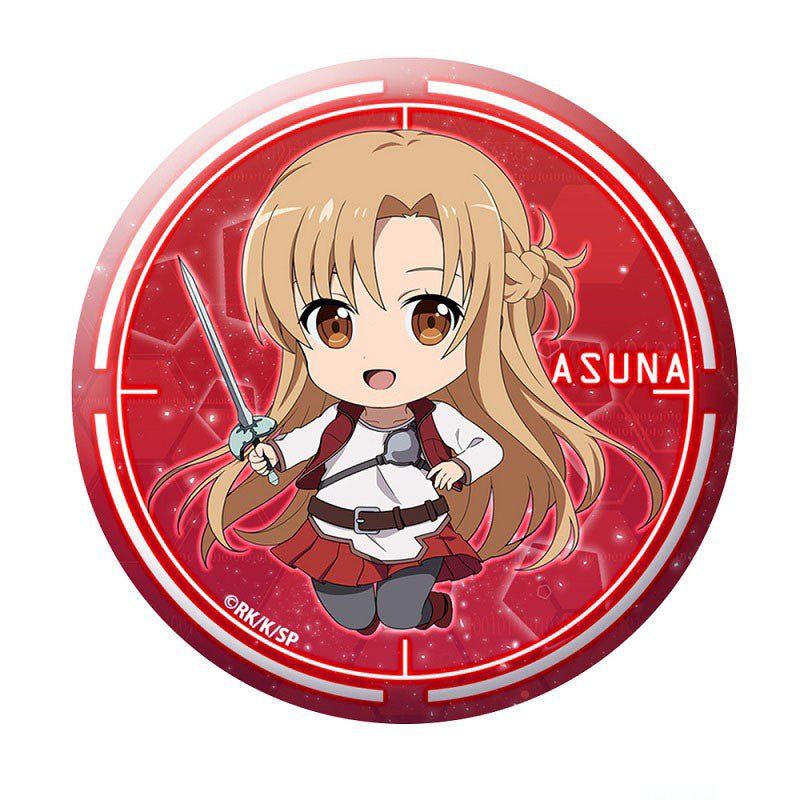 [Sword Art Online] Chibi Big Button Pin, Can Badge - Asuna - Otaku Collectives