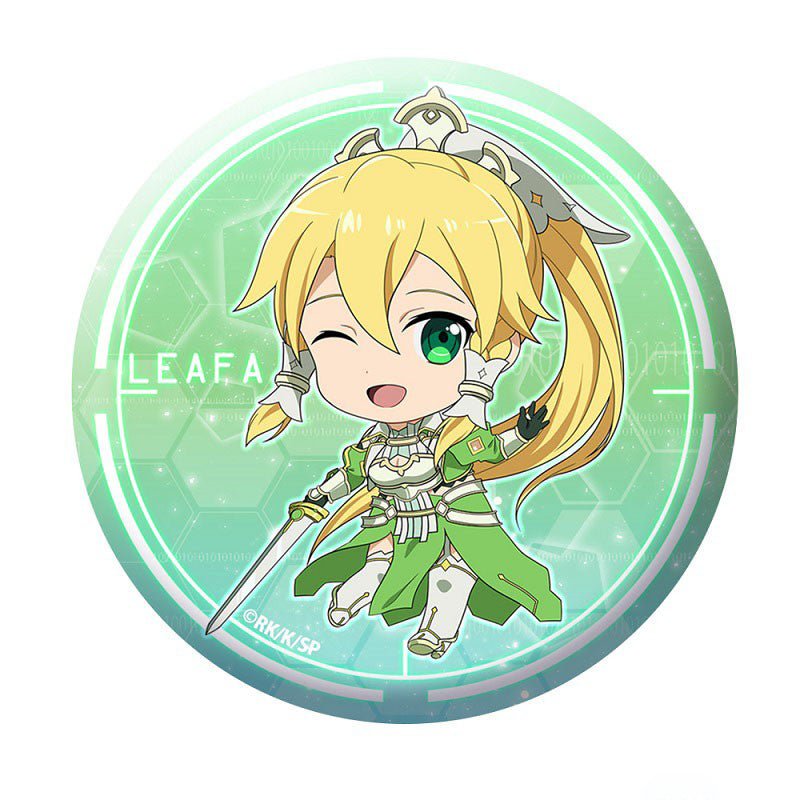 [Sword Art Online] Chibi Big Button Pin, Can Badge - Leafa - Otaku Collectives