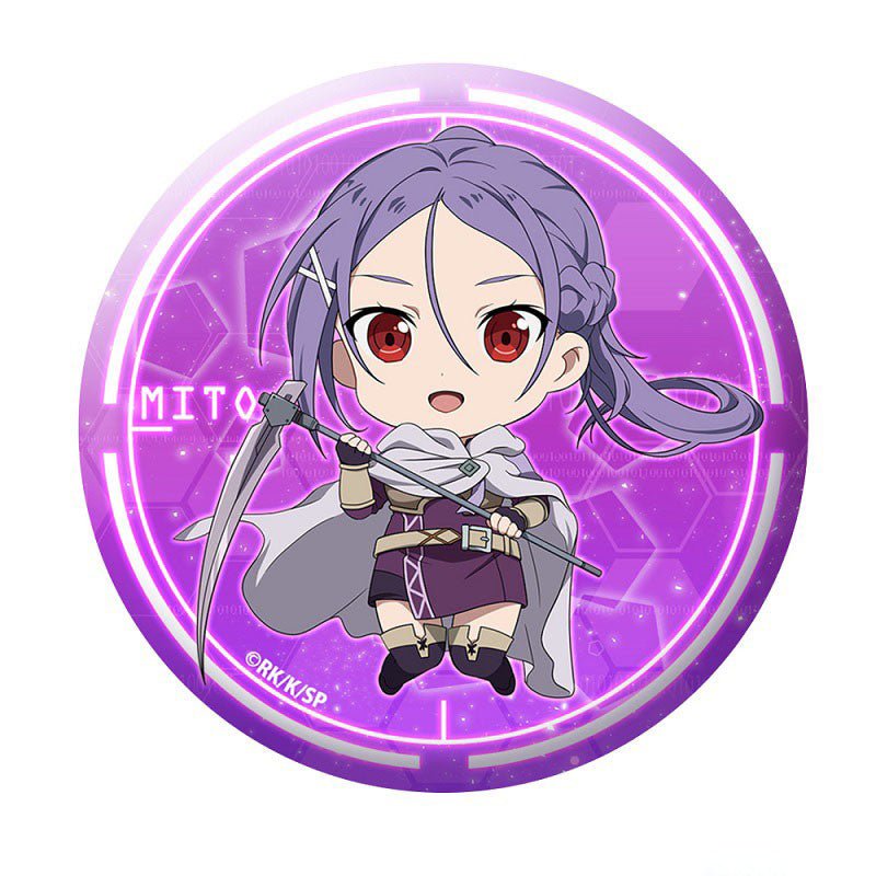 [Sword Art Online] Chibi Big Button Pin, Can Badge - Mito - Otaku Collectives