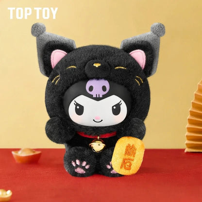 TOP TOY Sanrio Characters Lucky Cat Series Plush Keychain Blind Box - Otaku Collectives