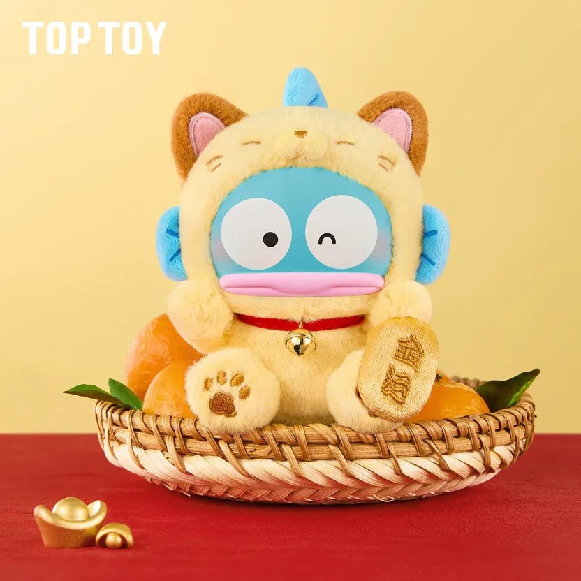 TOP TOY Sanrio Characters Lucky Cat Series Plush Keychain Blind Box - Otaku Collectives