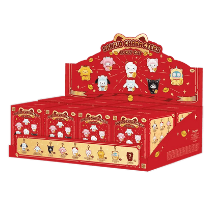 TOP TOY Sanrio Characters Lucky Cat Series Plush Keychain Blind Box - Otaku Collectives