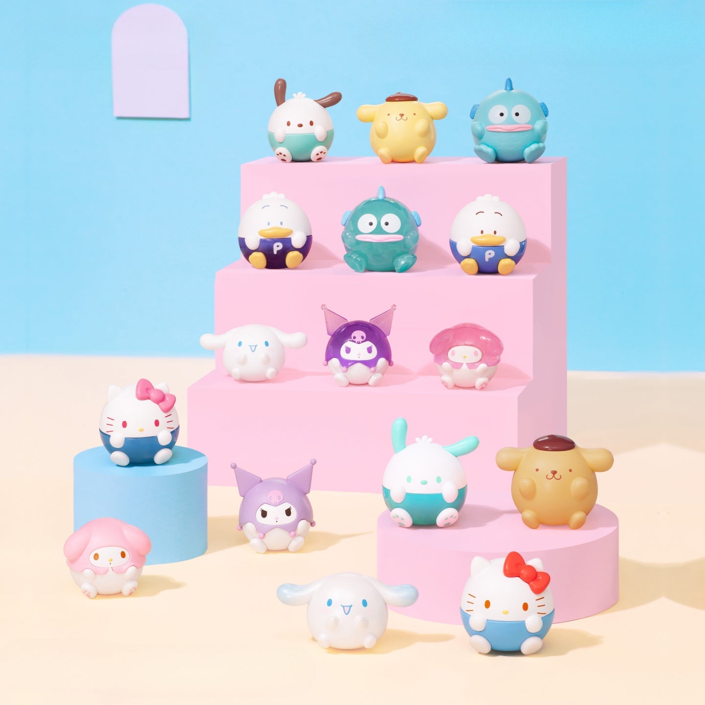 TOP TOY Sanrio Characters Roundy Mini Figures Surprise Blind Bag - Otaku Collectives