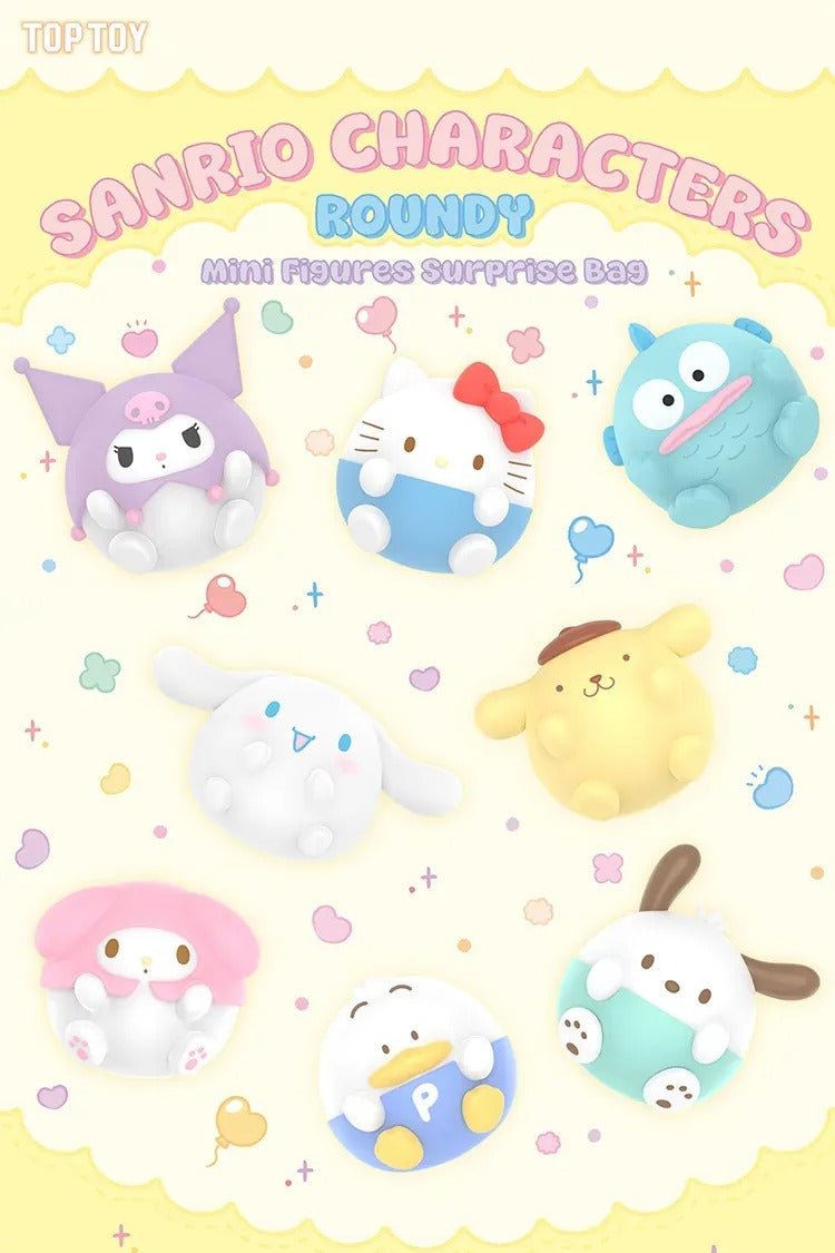 TOP TOY Sanrio Characters Roundy Mini Figures Surprise Blind Bag - Otaku Collectives