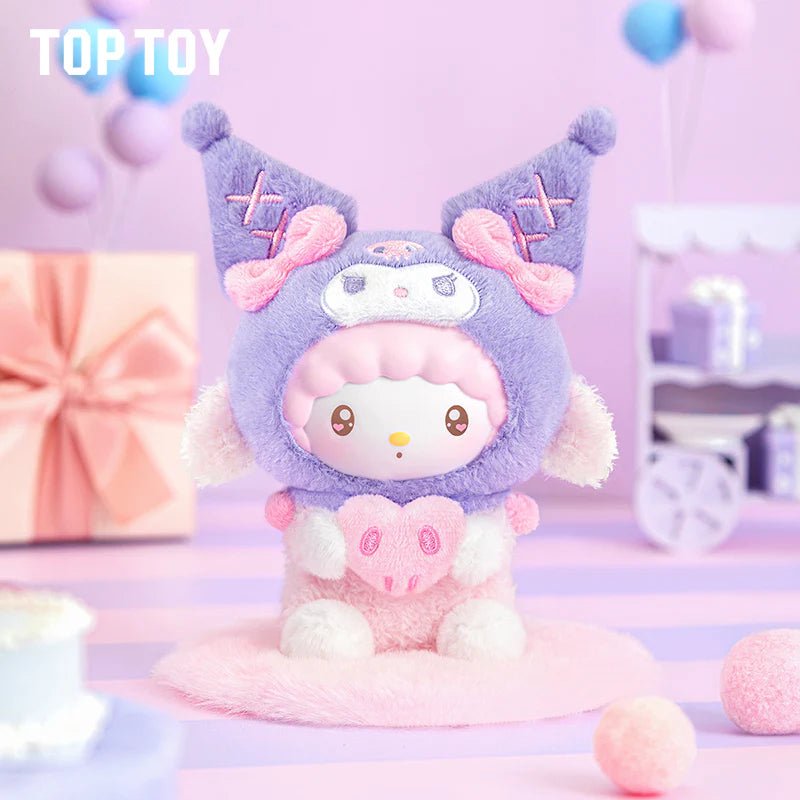 TOP TOY Sanrio Kuromi Party Keychain Series Plush Blind Box - Otaku Collectives