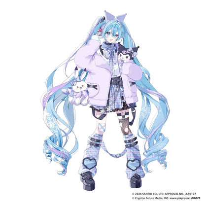 Snow Miku x Kuromi Hokkaido Exclusive Acrylic Keychain