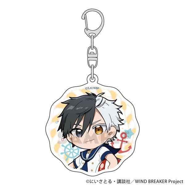 [Wind Breaker] Marine Look Acrylic Keychain - Sakura Haruka - Otaku Collectives