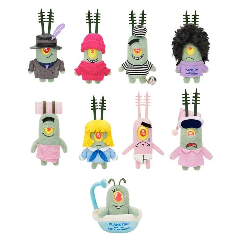 X11 Space SpongeBob SquarePants Plankton Plush Blind Box - Otaku Collectives