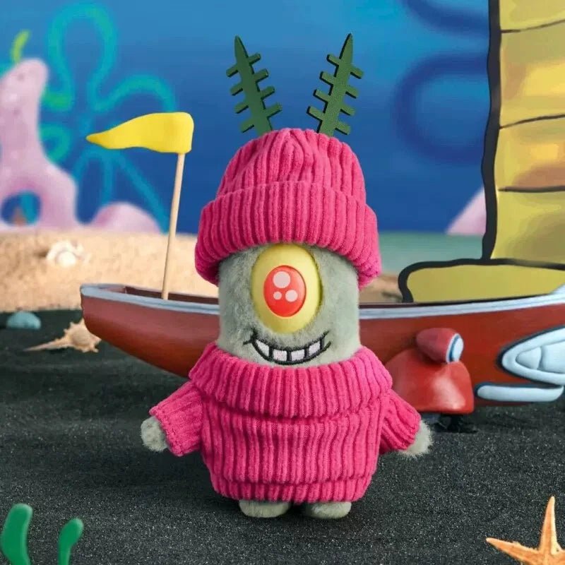 X11 Space SpongeBob SquarePants Plankton Plush Blind Box - Otaku Collectives