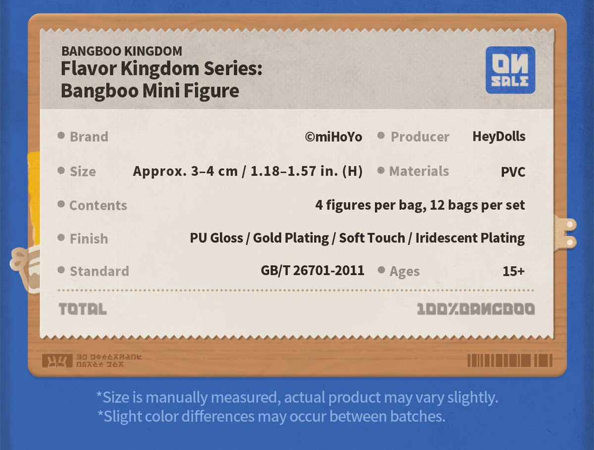 Zenless Zone Zero Flavor Kingdom Bangboo Mini Figure Blind Bag - Otaku Collectives
