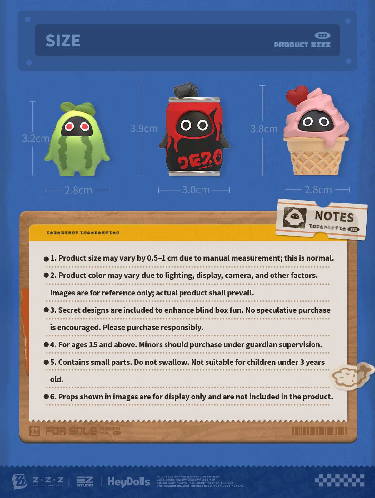 Zenless Zone Zero Flavor Kingdom Bangboo Mini Figure Blind Bag - Otaku Collectives