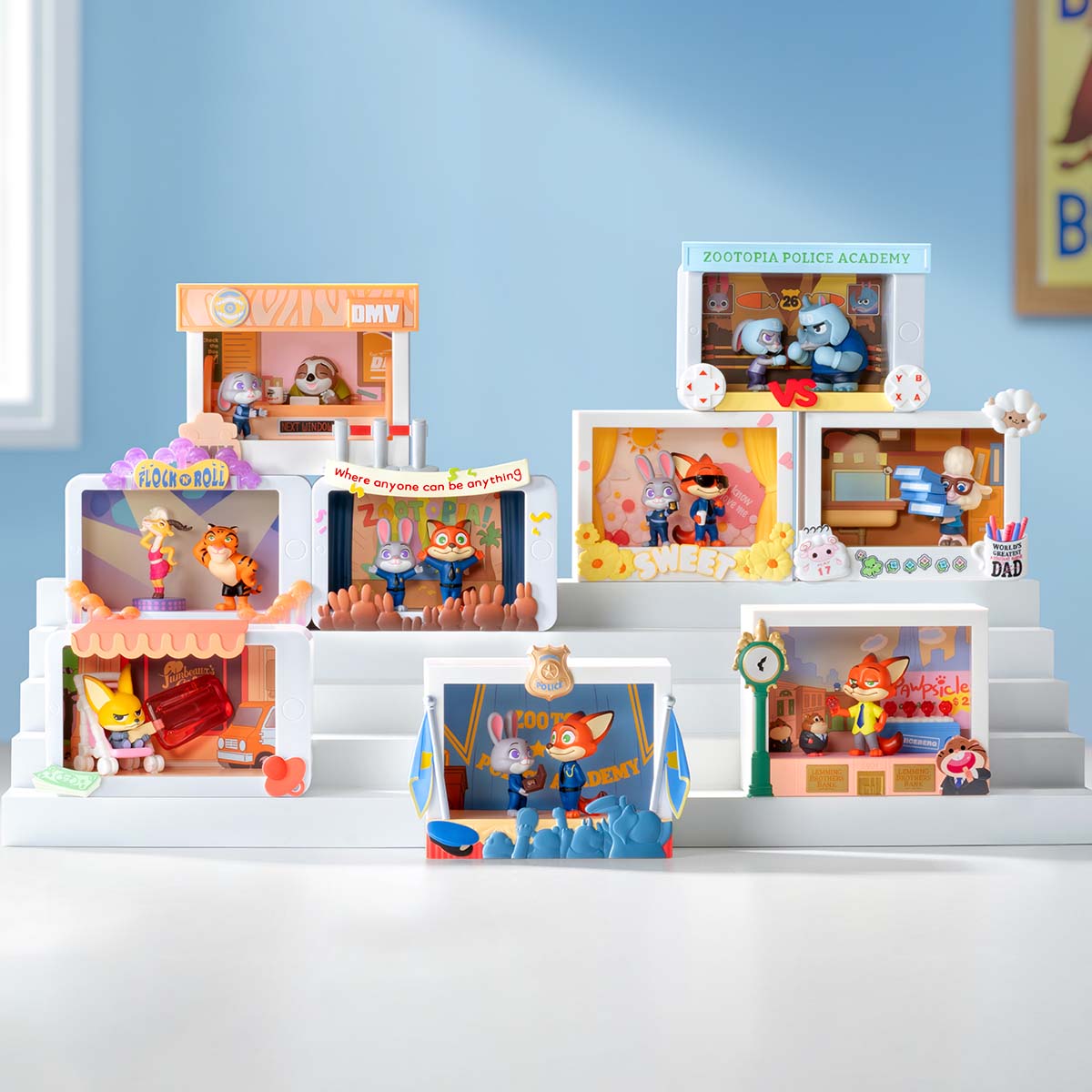 Zootopia Highlight Moment Series Scene Sets by POP MART - Otaku Collectives