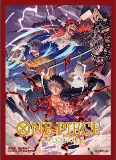 [One Piece] Card Game Official Card Sleeve 4 - Luffy Kid Law