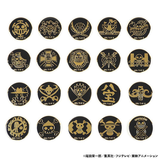 [One Piece] Metal emblem badge collection ~The worst generation and the pirates under the Straw Hat Pirates and others